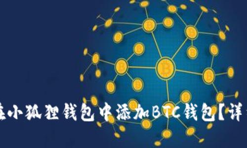 如何在小狐狸钱包中添加BTC钱包？详细指南