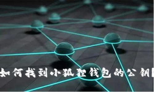 如何找到小狐狸钱包的公钥？